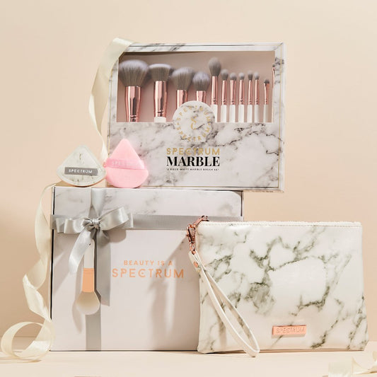 Marble Makeup Brush Gifting Bundle